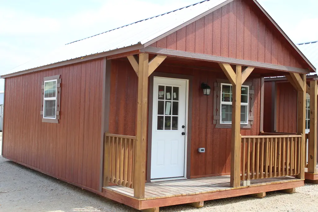 14x28 Tiny Home Porch Cabin 3